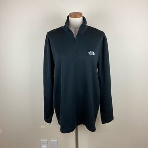 The North Face 1/4 Zip Fleece Pullover Jacket - Black
